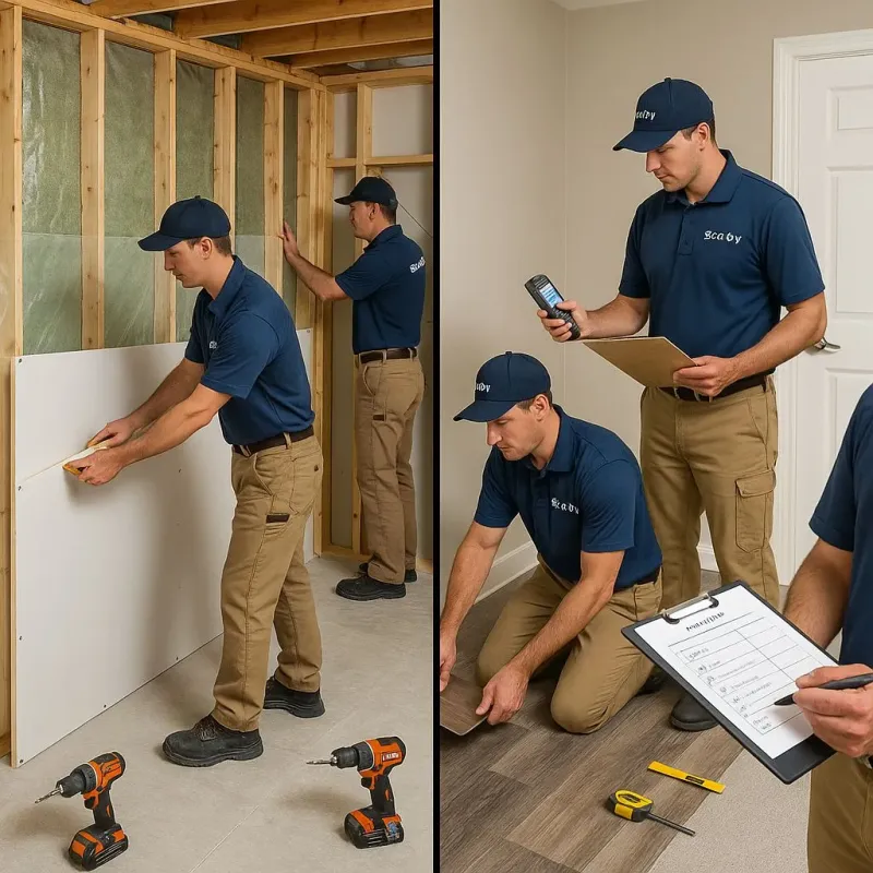 Repairs and Reconstruction process in Camp County, TX