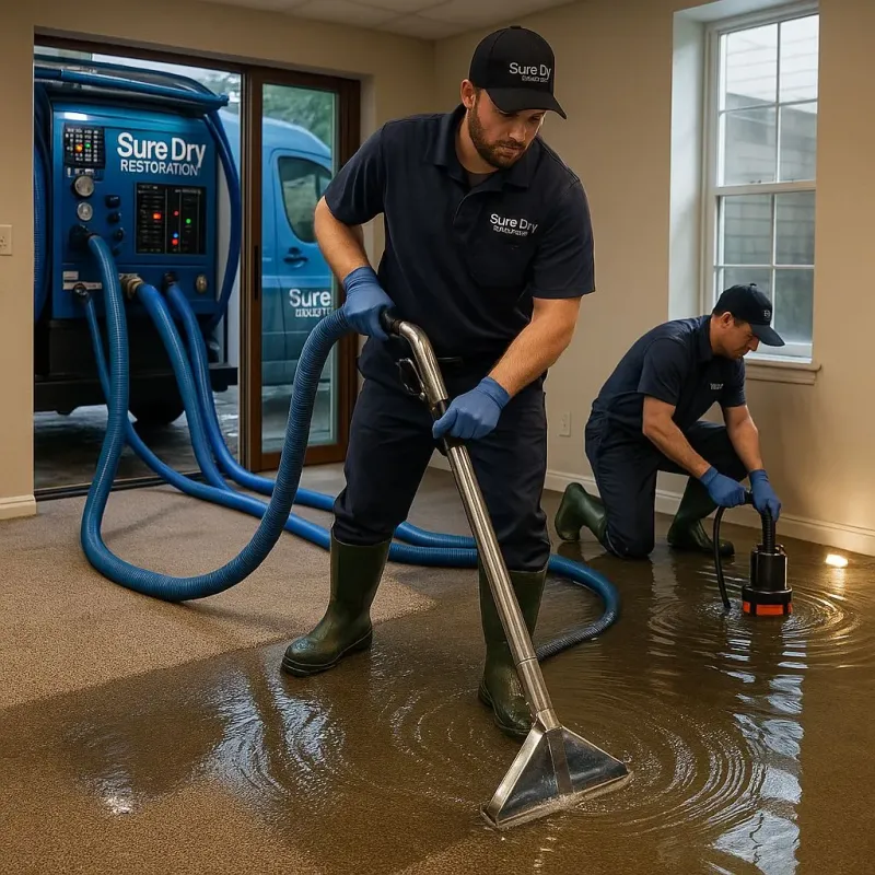 Water Extraction and Removal process in Camp County, TX